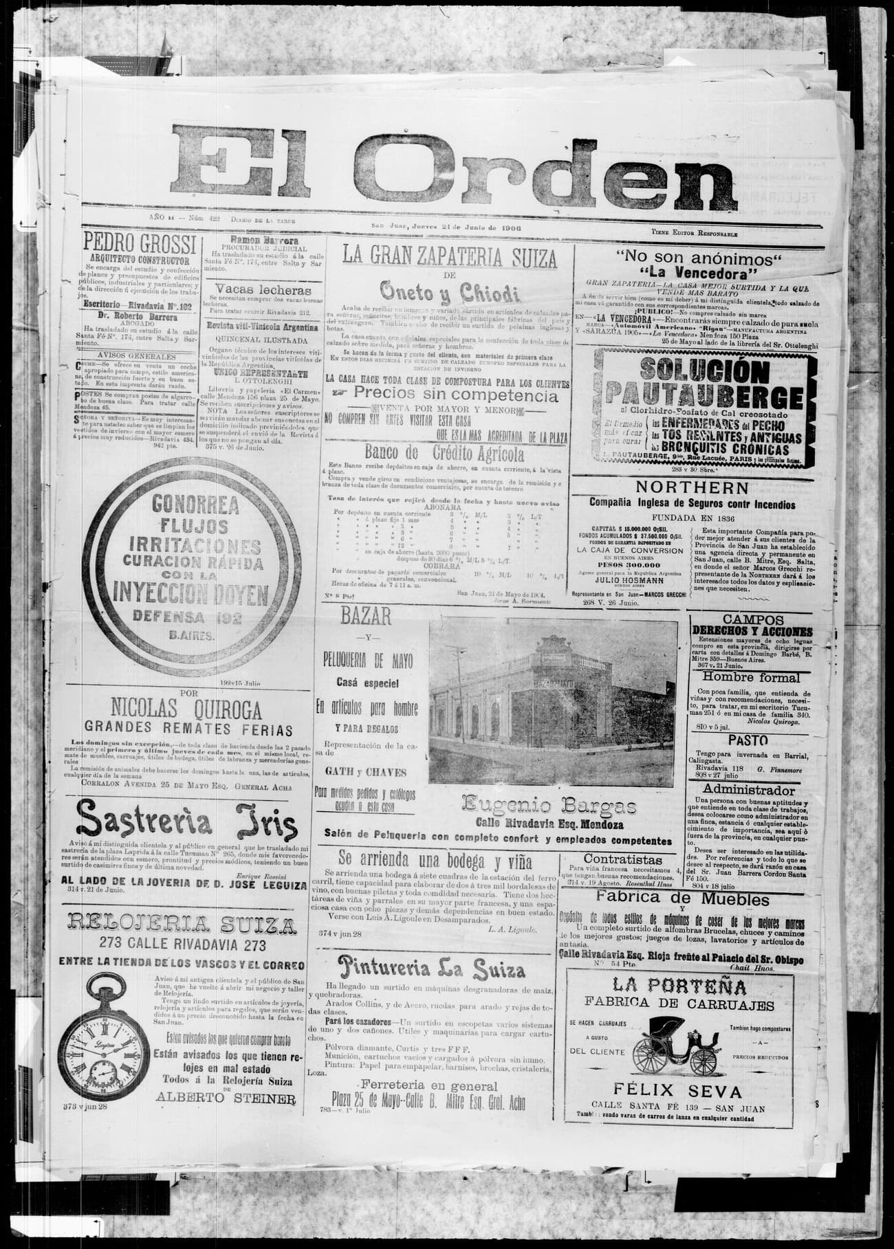Portada · 21 de Junio de 1906
