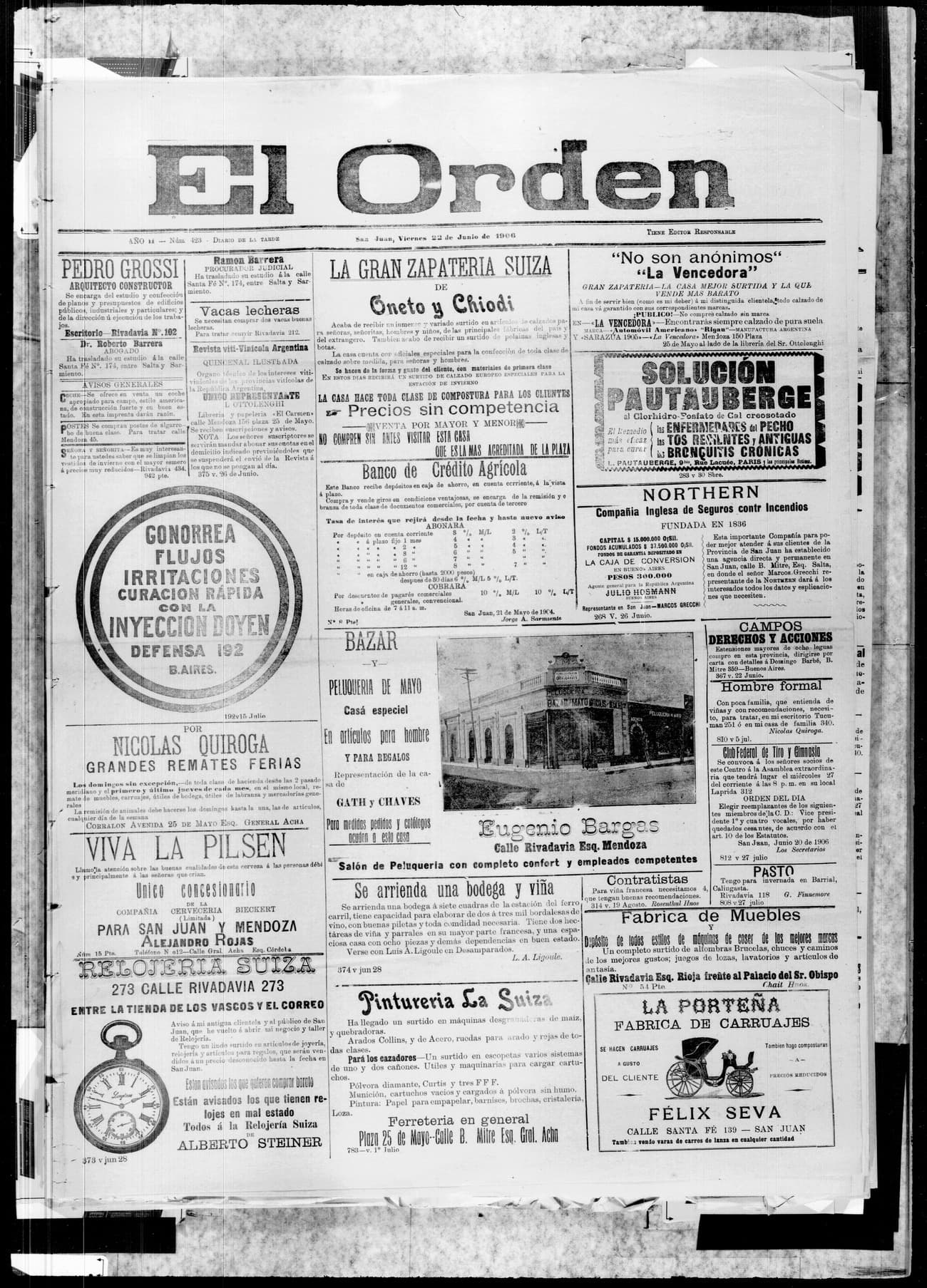 Portada · 22 de Junio de 1906