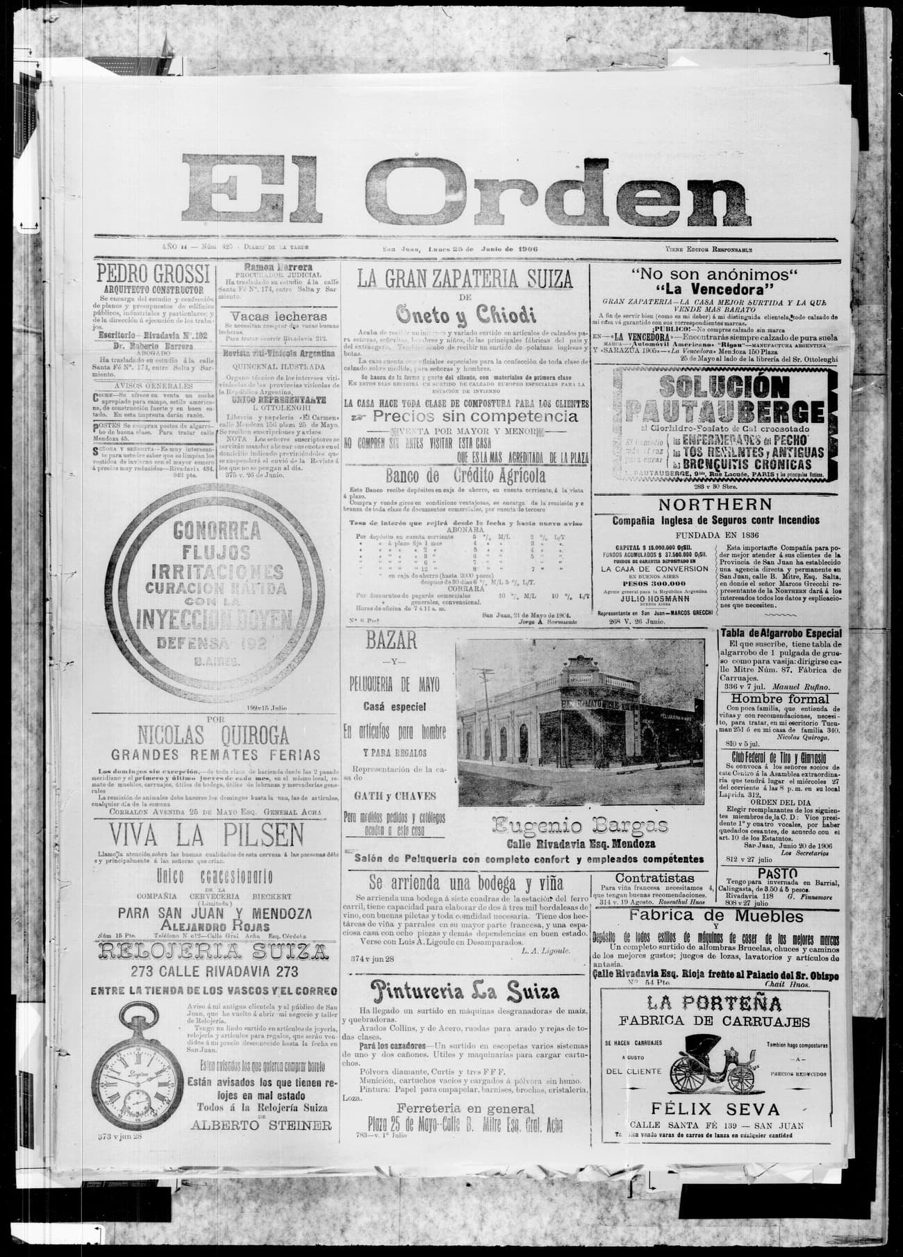 Portada · 25 de Junio de 1906