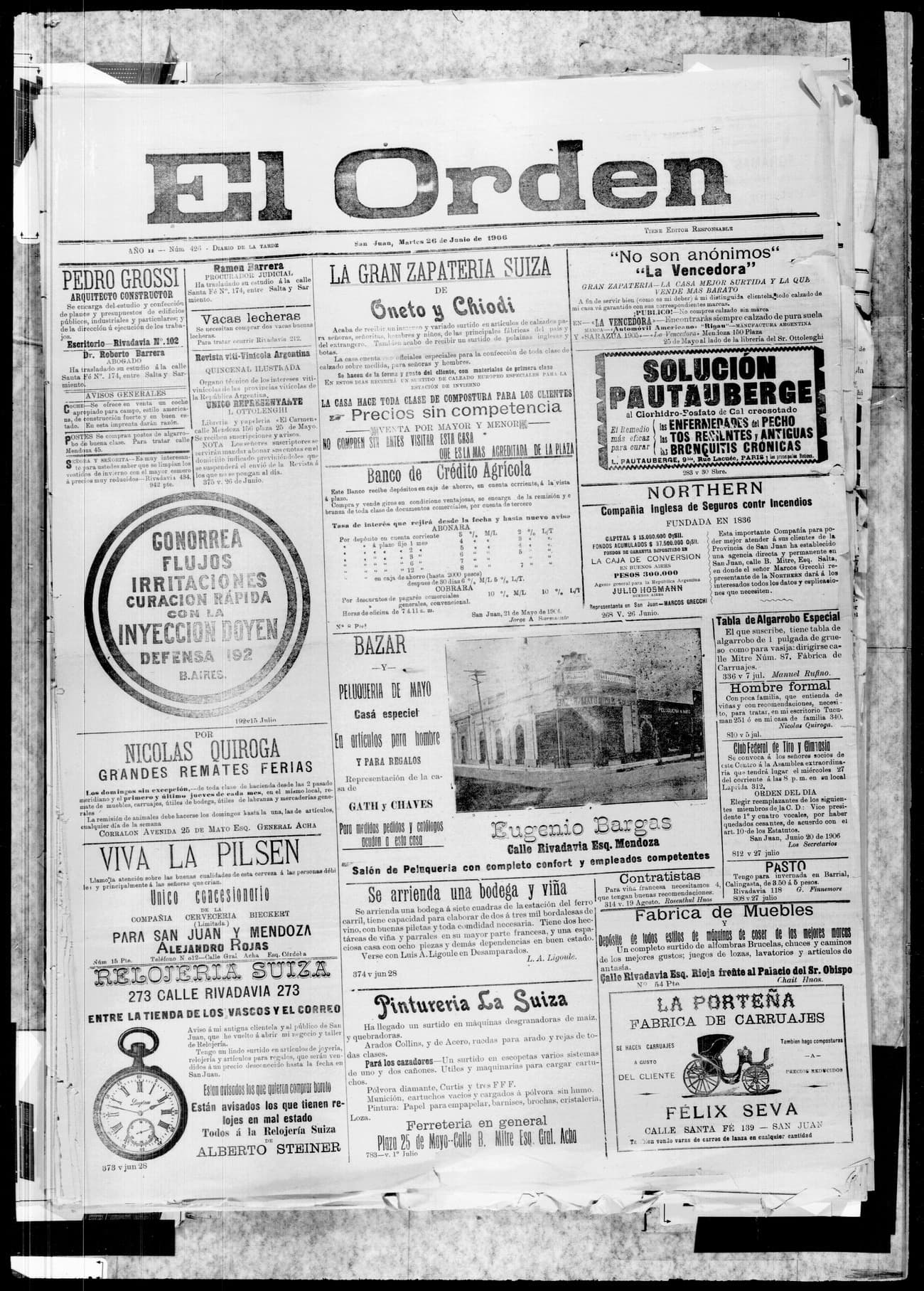 Portada · 26 de Junio de 1906