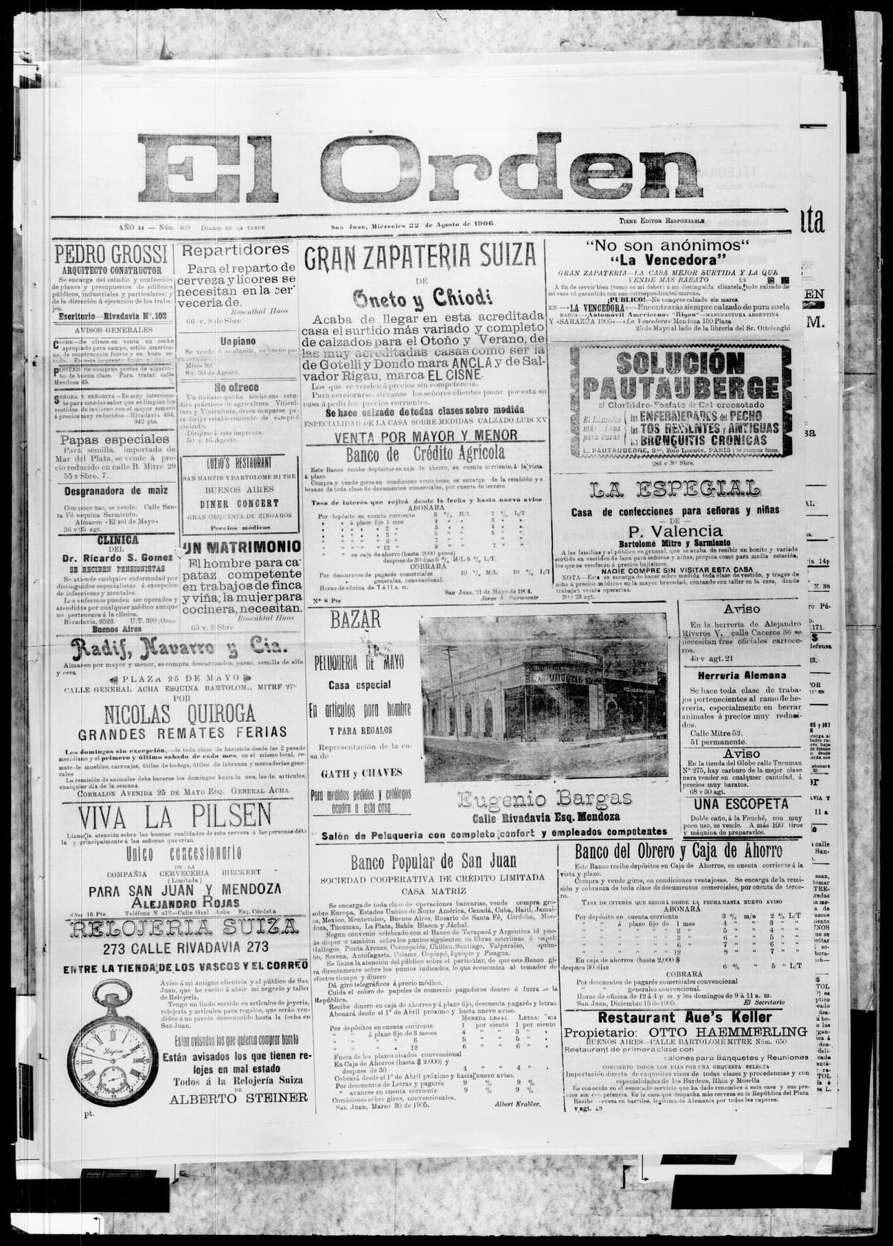 Portada · 22 de Agosto de 1906