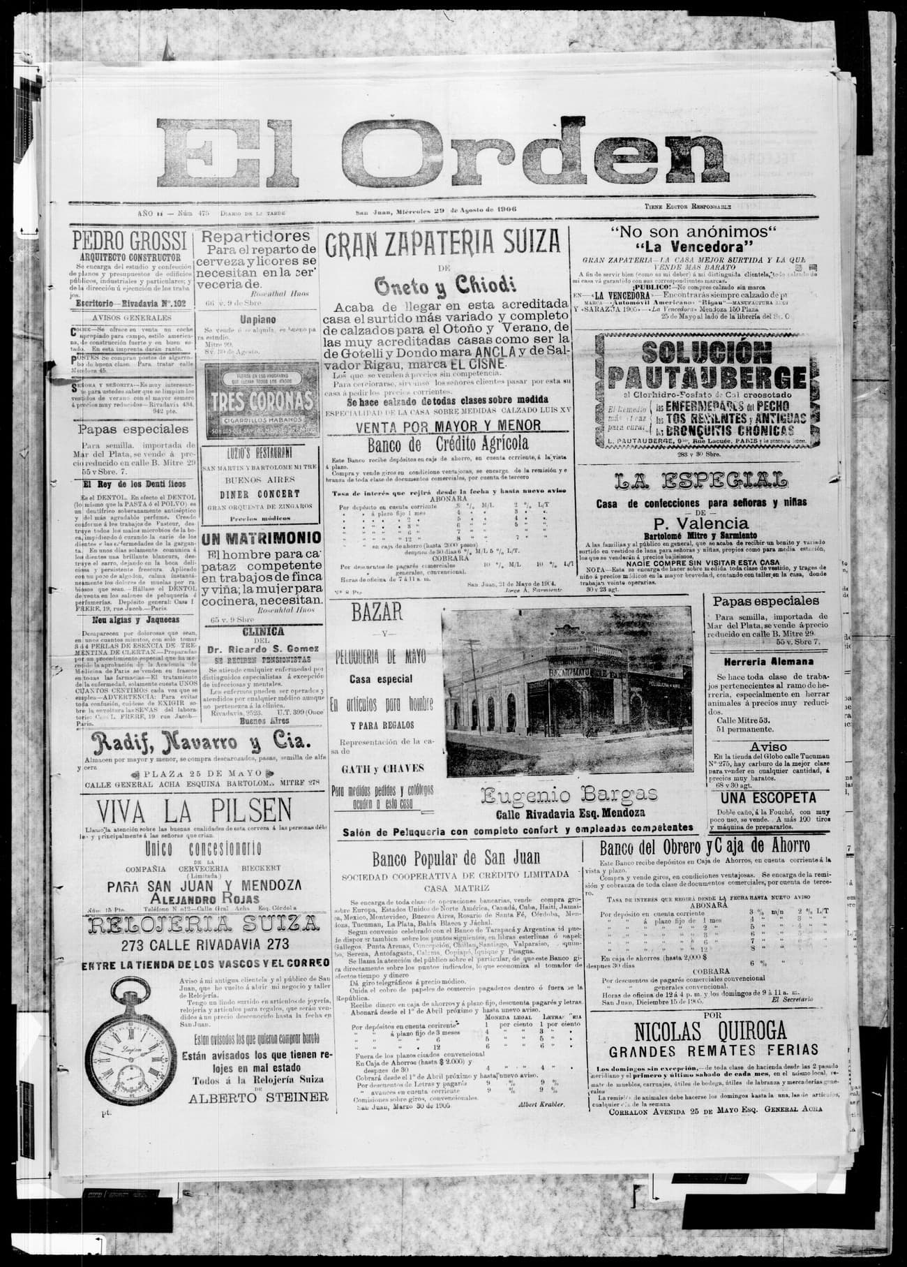 Portada · 29 de Agosto de 1906