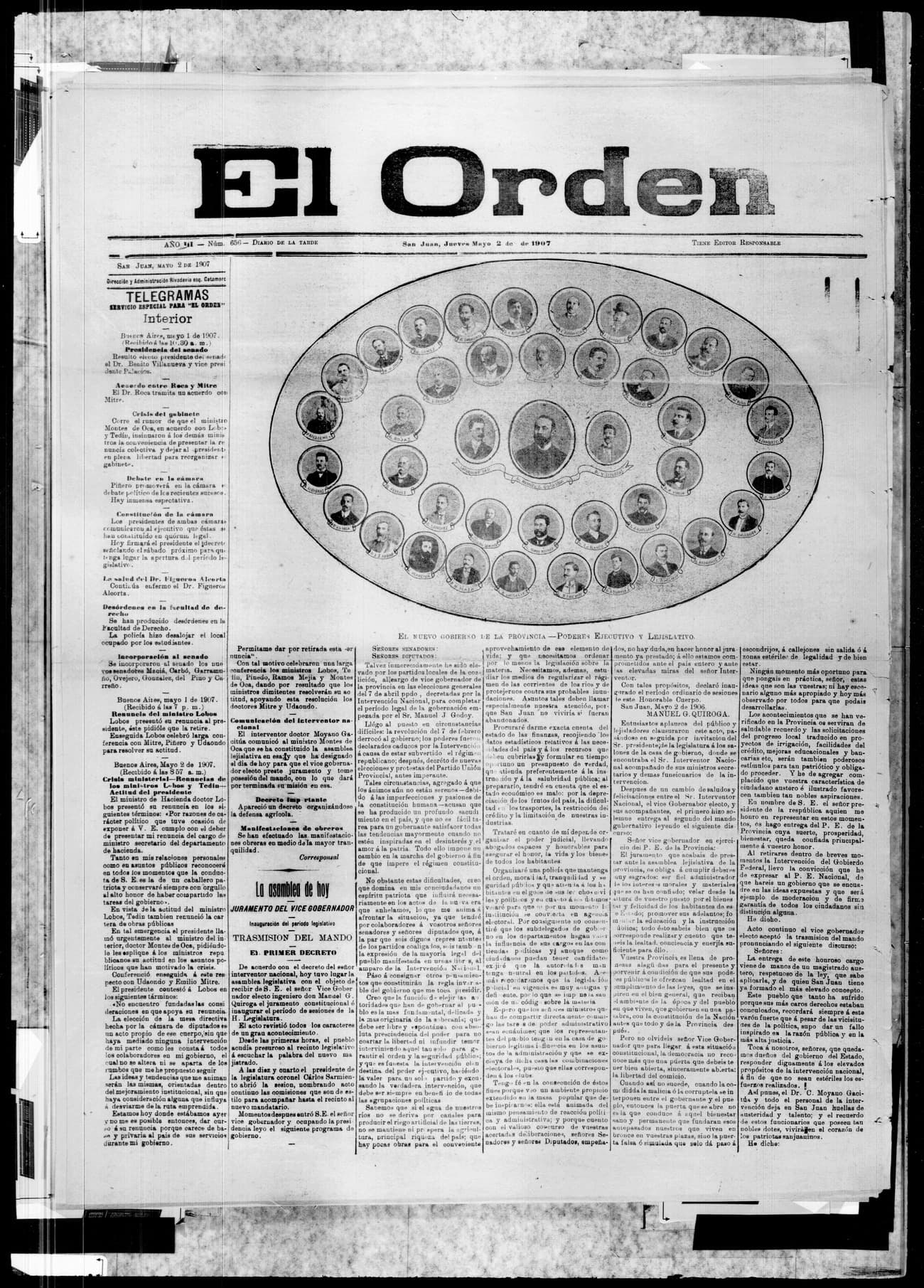 Portada · 2 de Mayo de 1907