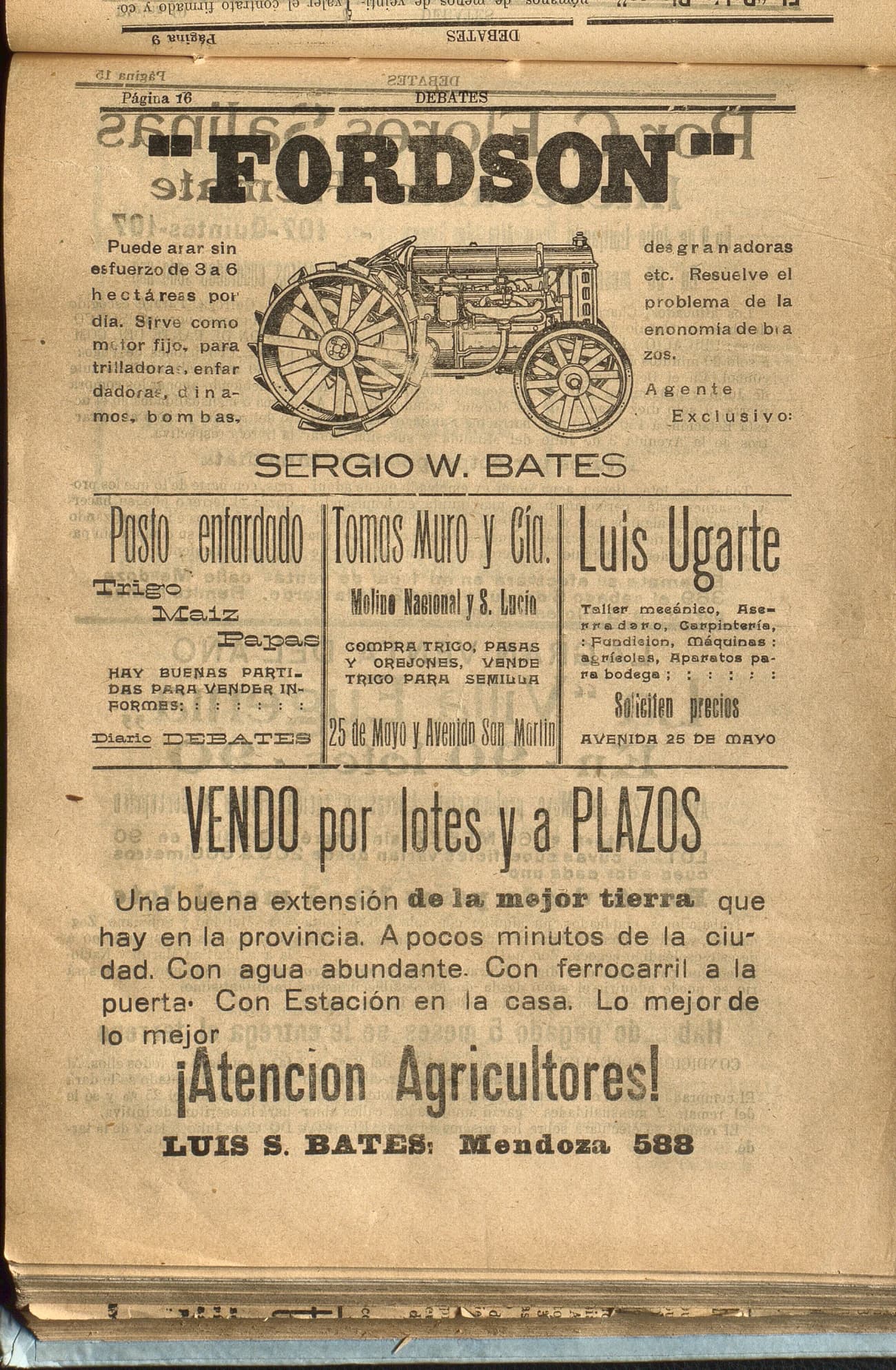 Portada · Diario Debates del 5 de julio de 1919