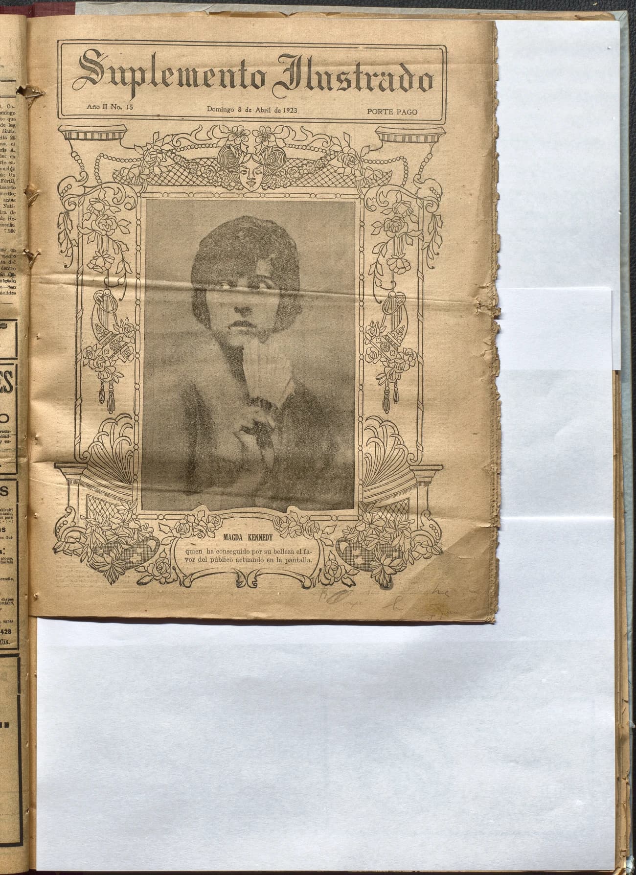Portada · Diario Debates del 8 de abril de 1923