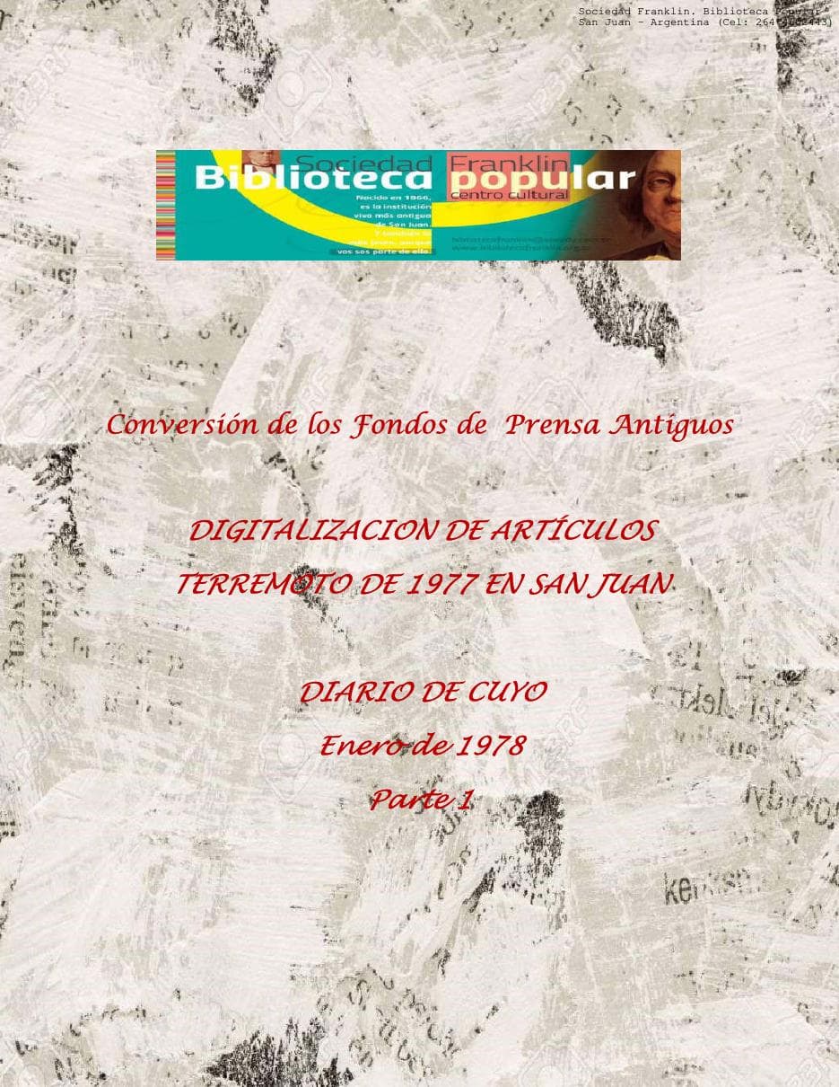 Portada · Diario de Cuyo
