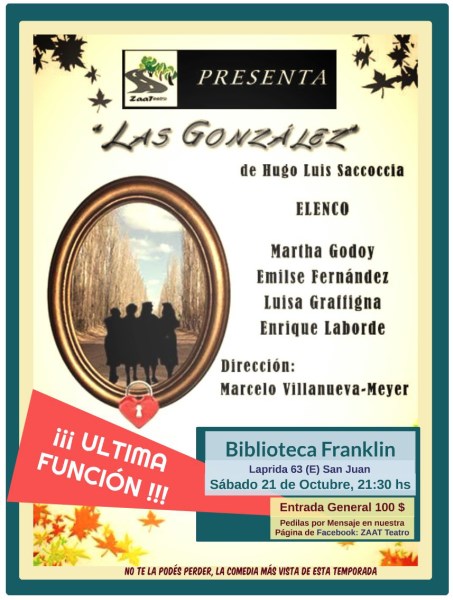 "Las González" de Hugo Luis Saccoccia