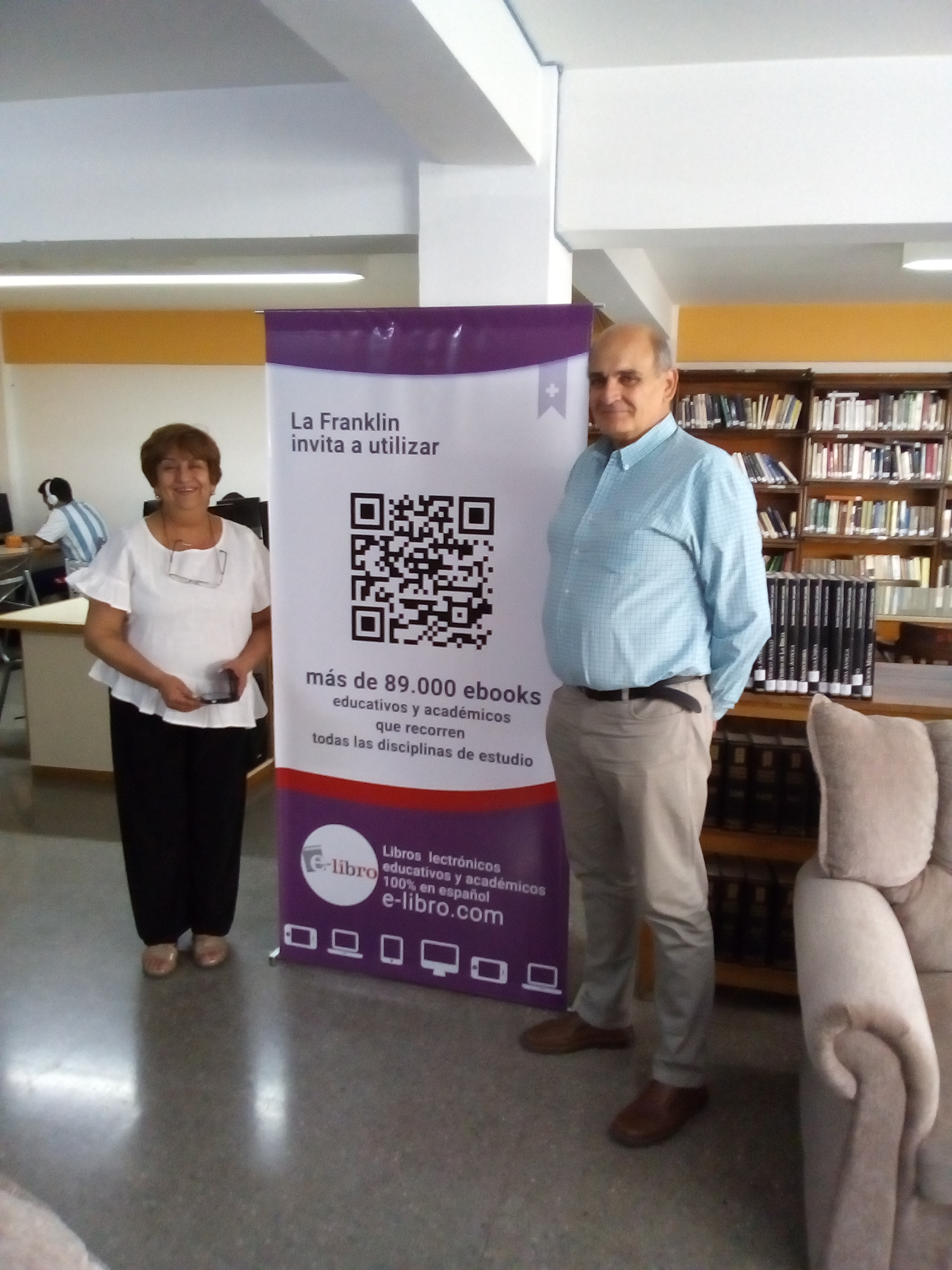 Plataforma digital E-Libro en la Franklin