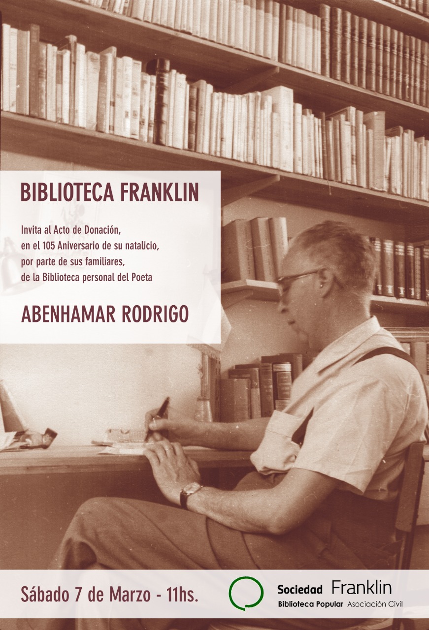 Donación biblioteca Abenhamar Rodrigo