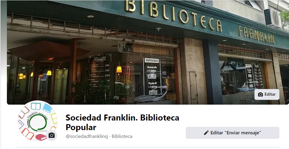 Facebook: nueva página @sociedadfranklinsj