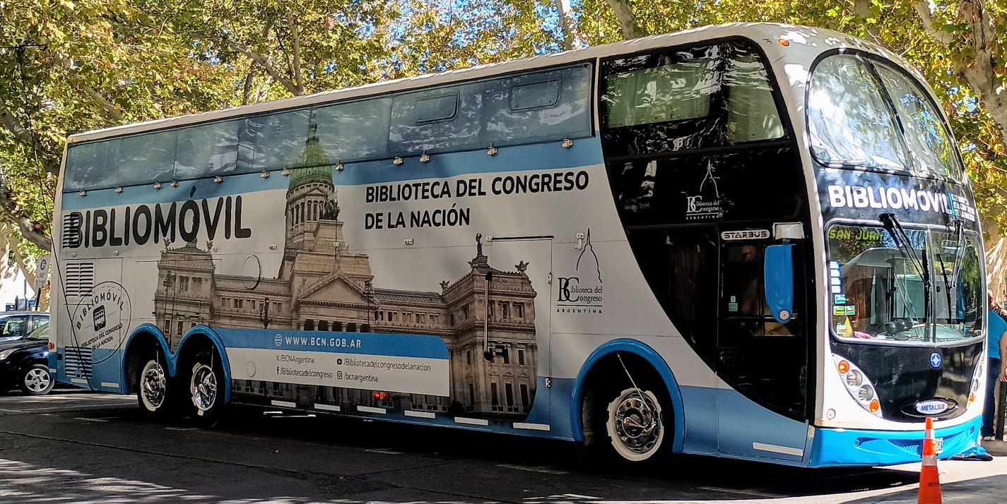 El Bibliomóvil del Congreso de la Nación visitará San Juan